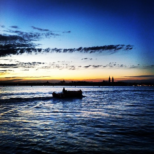 A speedboat ride through Venice during the sunset is probably pretty epic.