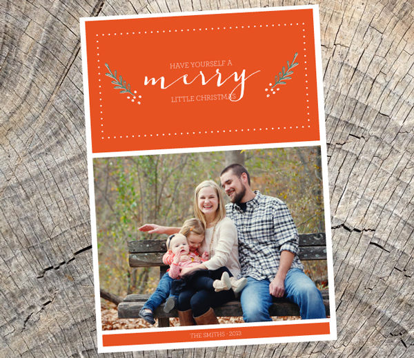 have yourself a merry little christmas - photo card