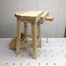 Finished shop stool