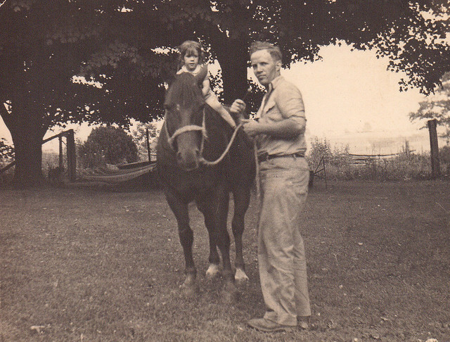 1946 - Mom and Granddaddy