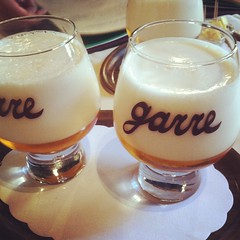 great beer from our favorite (secret) pub in Bruges