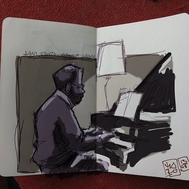 Piano concert sketch+ipad