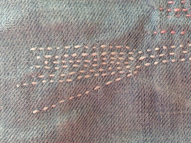 Jeans Skirt Stitches 1