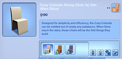 Cozy Colonist Dining Chair by Van Allen Decor