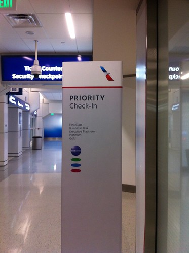 American Airlines Priority Check-in