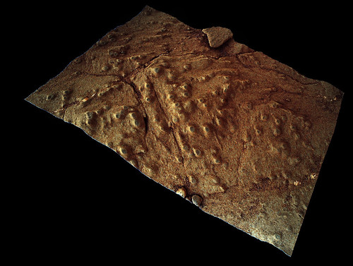 Curiosity sol 275 MAHLI 3d - Cumberland patch