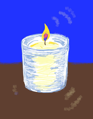 Candle  (Digital Drawing) by randubnick