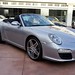 2009 Porsche 911 Carrera S (997) Cabriolet GT Silver on Black in Beverly Hills @porscheconnect 1226