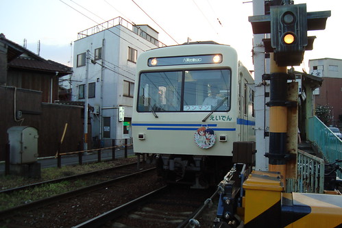 2013/09 叡山電車 きんいろモザイク ヘッドマーク車両 #06