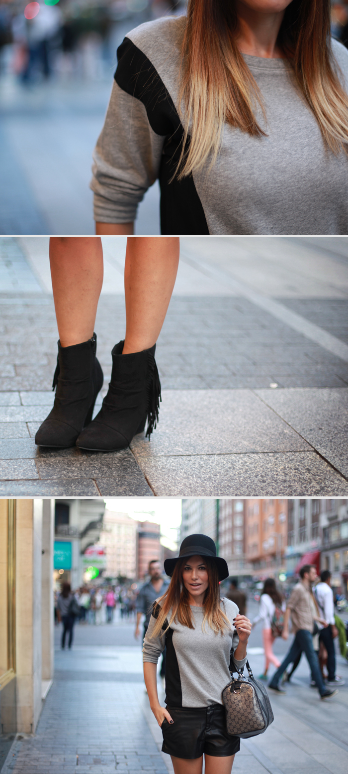 street style barbara crespo gran via madrid c&a opening outfit fashion blogger