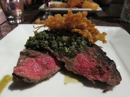 perfectly cooked steak @ Stone