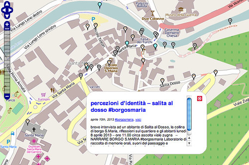 scopri la mappa di #borgosmaria