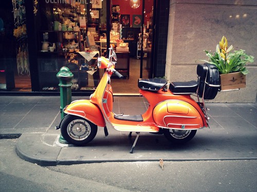 Orange Scooter by cosmac