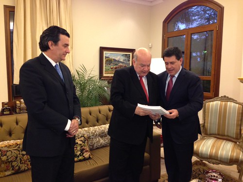 Secretario General de la OEA fue recibido por el Presidente Electo de Paraguay