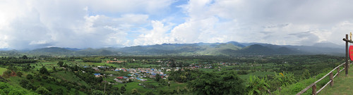 Panorama of Pai mountains