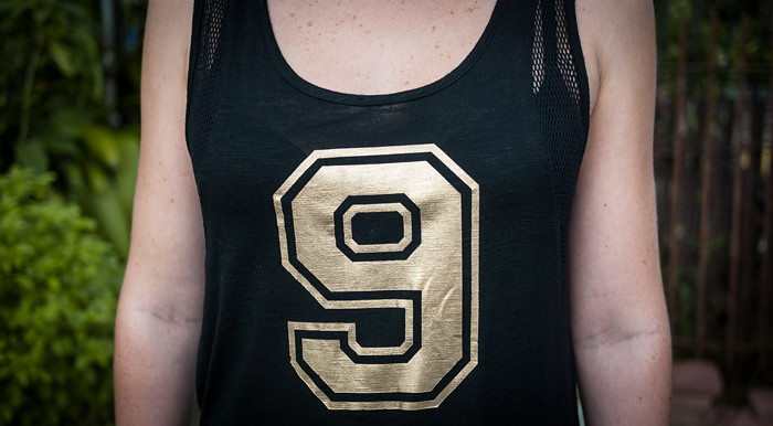 How To Make A Cute Football Jersey Tank