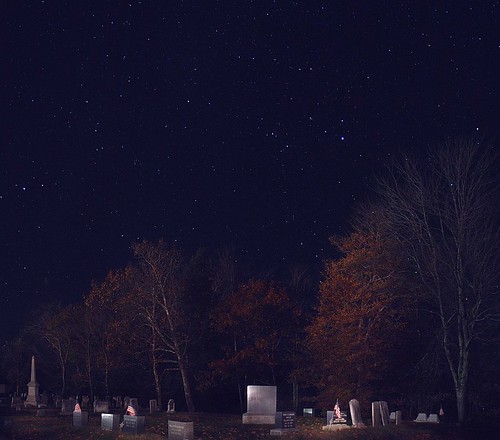 2013_1028Cemetery-At-Night-Pano0001 by maineman152 (Lou)
