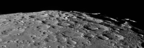 Moon South Pole - 110114 by Mick Hyde