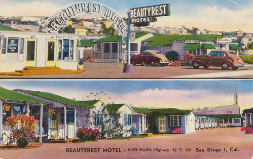 Beautyrest Motel - San Diego, California by The Pie Shops Collection
