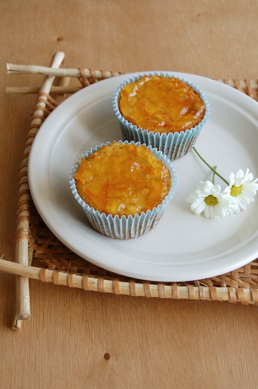Marmalade muffins / Muffins de geléia de laranja