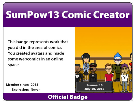 badge comic creator