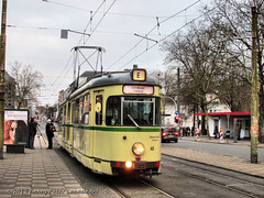 Tram-Oldtimer in Gelsenkirchen und Wanne-Eickel, Dezember 2013