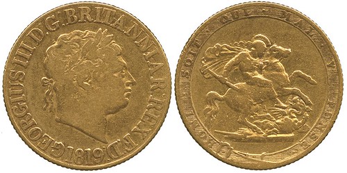A George III 1819 Currency Sovereign