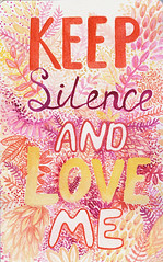 Keep silence and...