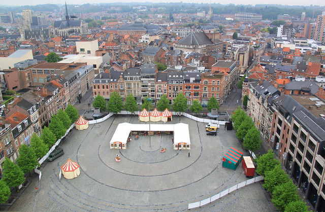mooi zicht op het Ladeuzeplein - Leuven