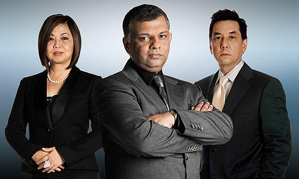 The three judges for The Apprentice Asia 