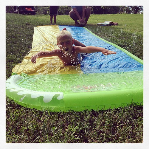 Slip and slide! #buffalojunction #summervacation