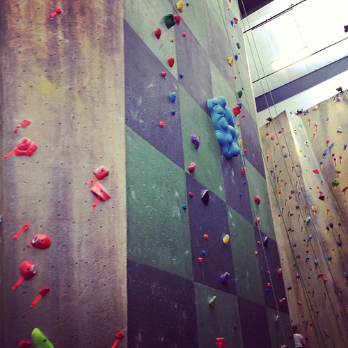 First #climbingwall attempt in many years