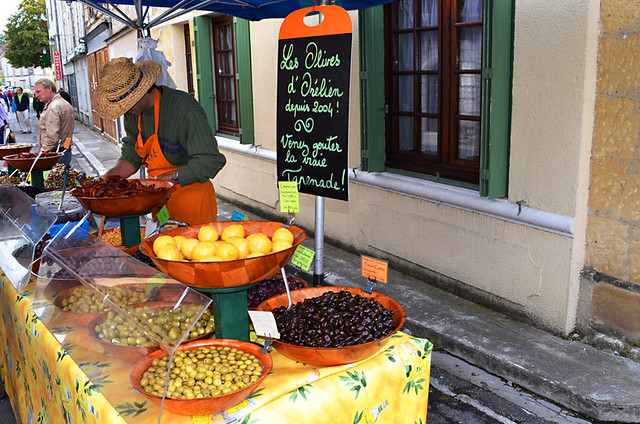 Olives, Issigeac Market, Dordogne, France
