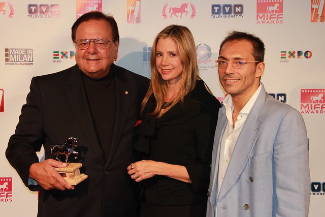 Paul Sorvino, Mira Sorvino, Andreas Gallante, Milan International Film Festival