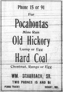 Scharbach ad for coal