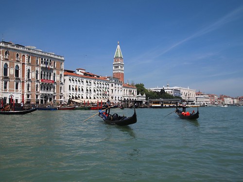 Gondolas in Venice - Gondole a Venezia by SissiPrincess