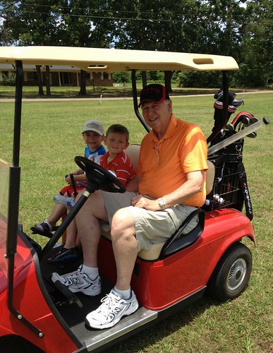 Golfing with Pops and Noah1