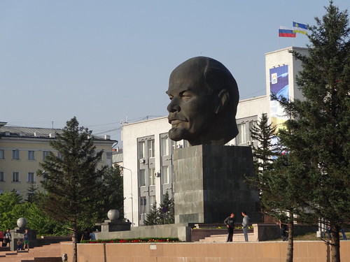 Massive Lenine Head in Ulan Ude