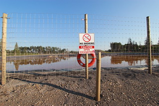 Fracking wastewater site