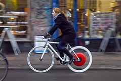 後輪改裝成哥本哈根倫的自行車，圖片來源Green Inside