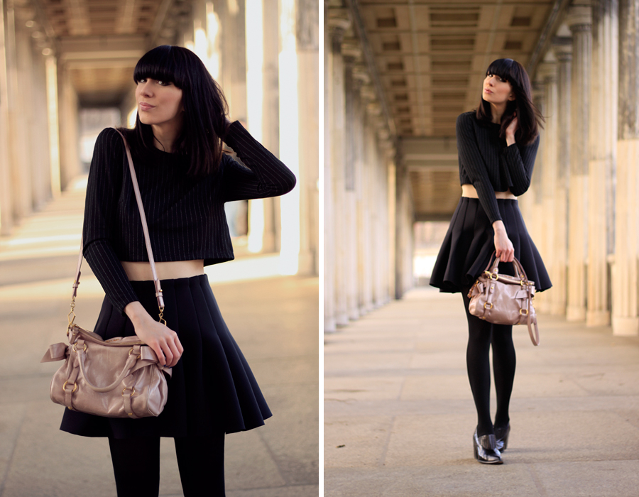OUtfit H&M Miu Miu Topshop all black Michalsky StyleNite look CATS & DOGS fashion blog from berlin 6