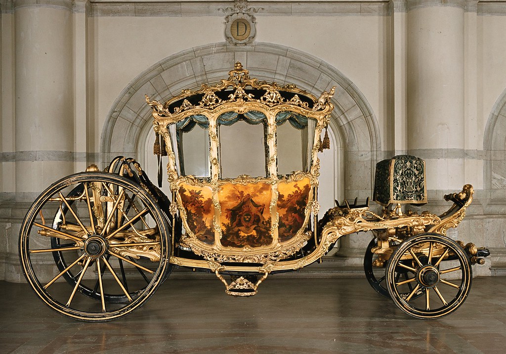 Crown Prince Carriage of King Gustav III of Sweden 1763 to 1768. Credit Livrustkammaren (The Royal Armoury, Sweden)