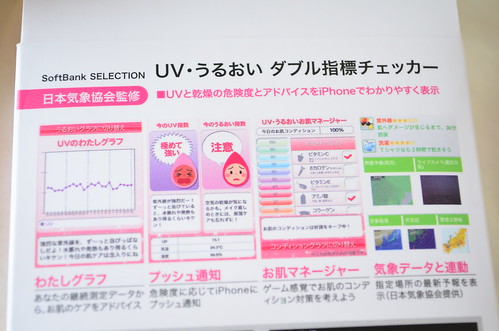 UV&うるおい / 熱中症・風邪　ダブルチェッカー Softbank