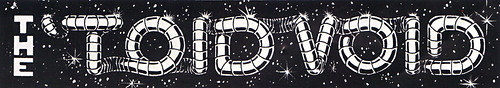 The Original "FUGITOID #1" iii // 'TOID VOID' logo (( 1985 ))