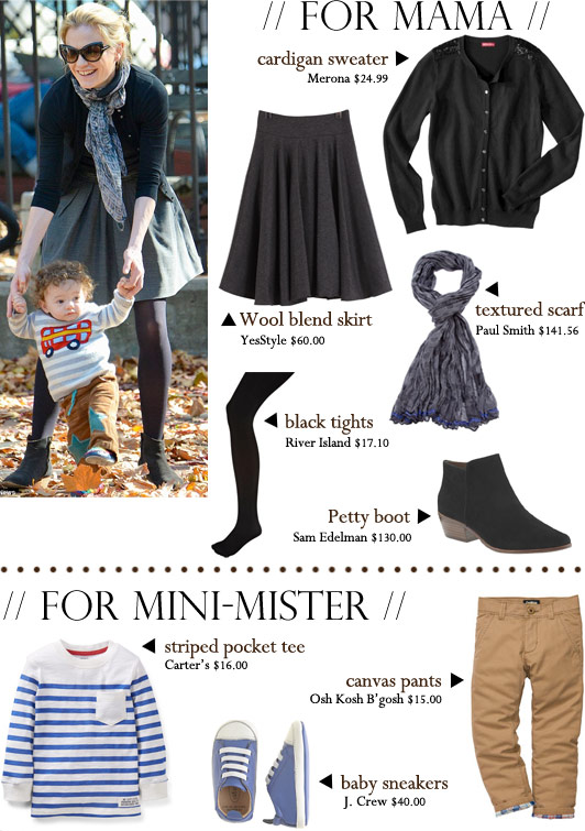 Monday Muses, Anna Paquin, Charlie Moyer, mom and baby style, celebrity style, toddler, get the look, the look for less