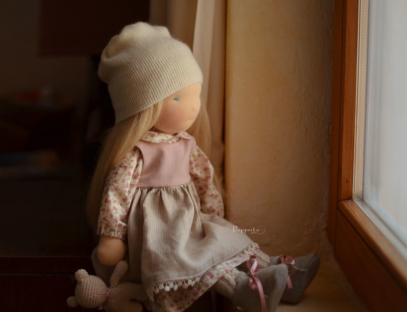 Olinka,  17/18 inch waldorf inspired doll