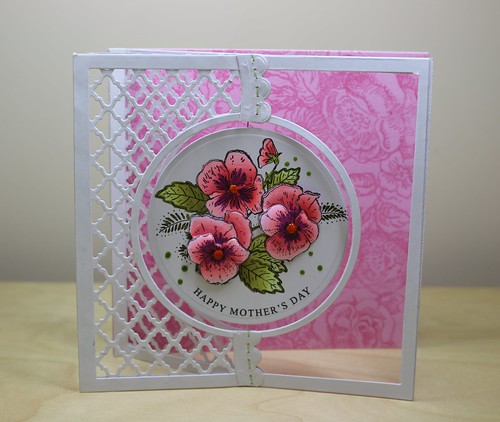 Pansies Mother's day card