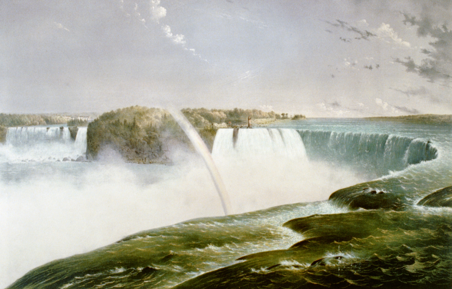 The Falls of Niagara-From the Canada side, 1868