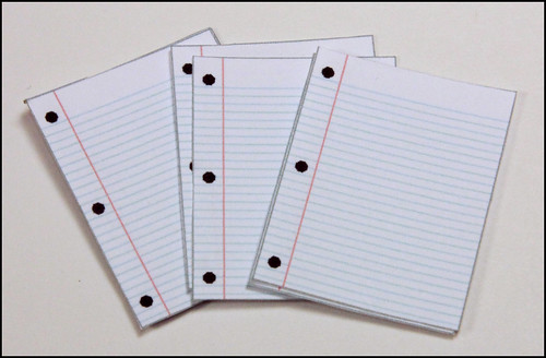 Sixth Scale Notebook Paper by DollsinDystopia