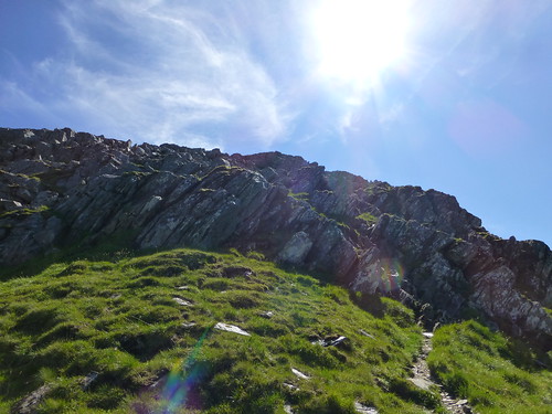 Rocky descent of  Sgurr na Carnach